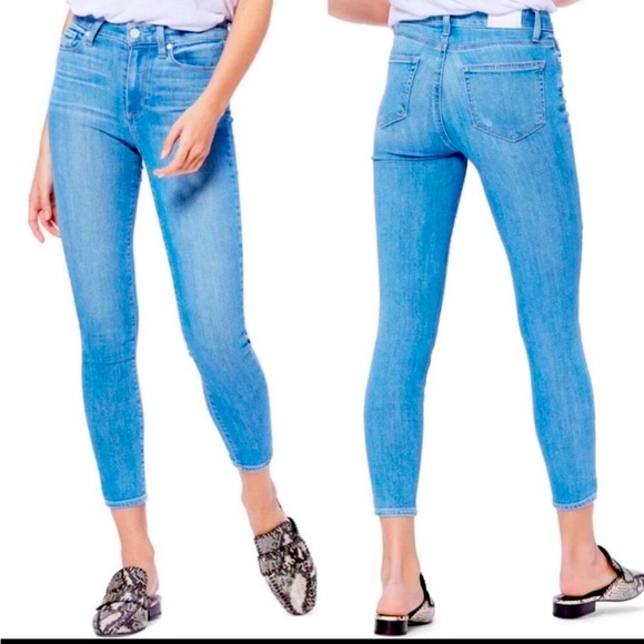 Paige Denim Hoxton Crop Size 26 - Picture 2 of 2